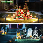 Lightonight Solar Spot Lights Outdoor 4 Pack | 3 Color Temperatures, Remote Control Landscape Spotlights for Tree, Garden, Pathway, House, Yard, Driveway