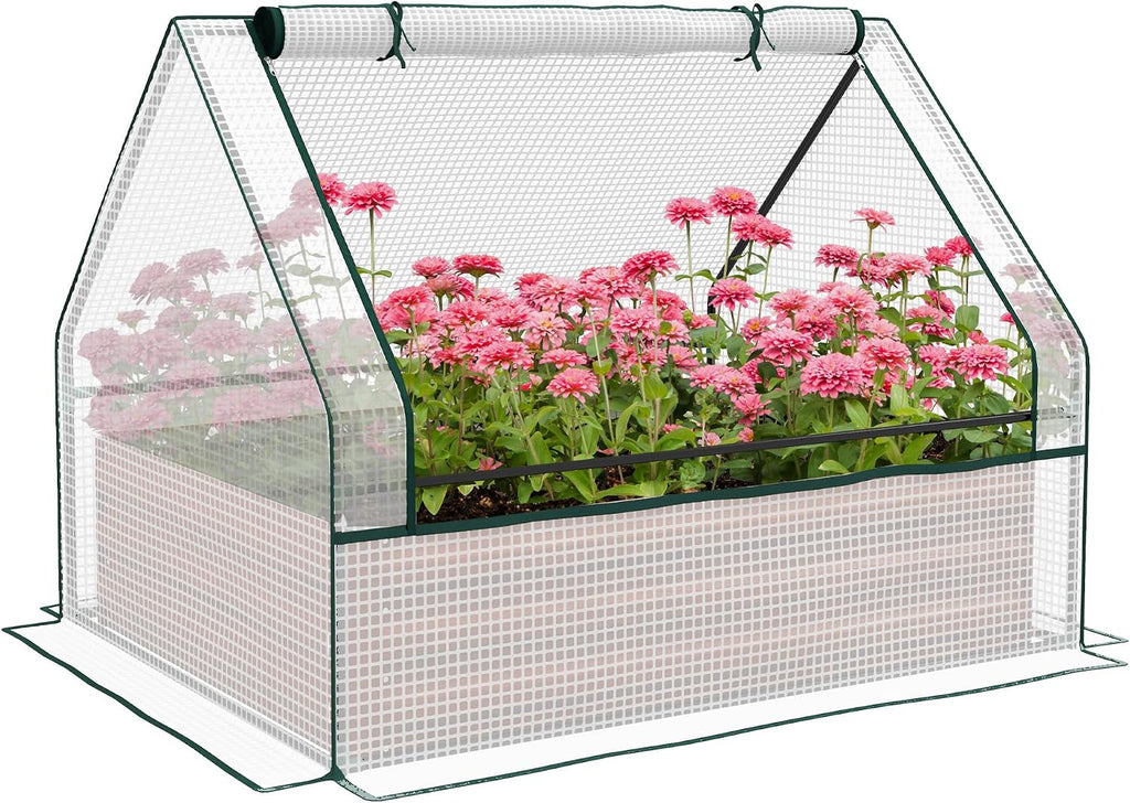 outsunny 4 x 3 x 1ft raised garden, main product view