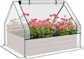 outsunny 4 x 3 x 1ft raised garden, main product view