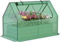 aoodor raised garden bed kit, 4x2x1 ft galvanized, main product view