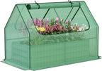 aoodor raised garden bed kit, 4x2x1 ft galvanized, main product view