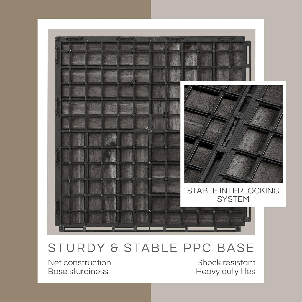 thyoi premium deck tiles, 10 pcs patio flooring, package contents