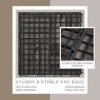 thyoi premium deck tiles, 10 pcs patio flooring, package contents