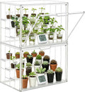 mini greenhouse indoor with magnetic door, m-4tier-2pcs, main product view