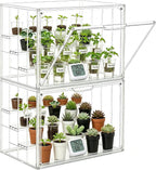 mini greenhouse indoor with magnetic door, m-4tier-2pcs, main product view