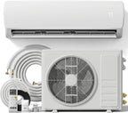 mepty 12000btu mini split ac/heating system, 19 seer2, main product view