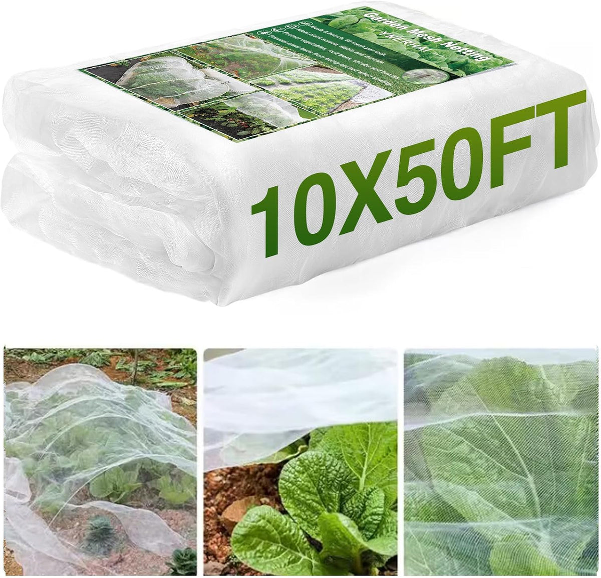 50ft garden mesh netting barrier,fruit tree plant netting, main product view