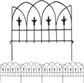 sunnydaze no dig decorative garden fence border, 5, main product view