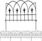 sunnydaze no dig decorative garden fence border, 5, main product view