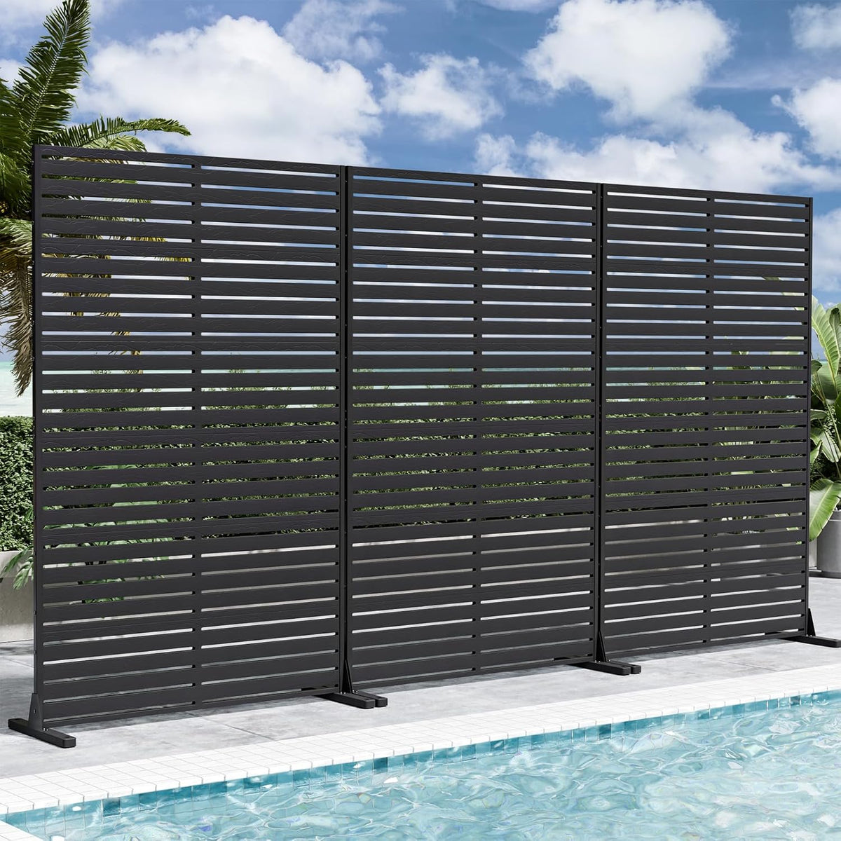 72" privacy screen outdoor privacy fence panel for, main product view