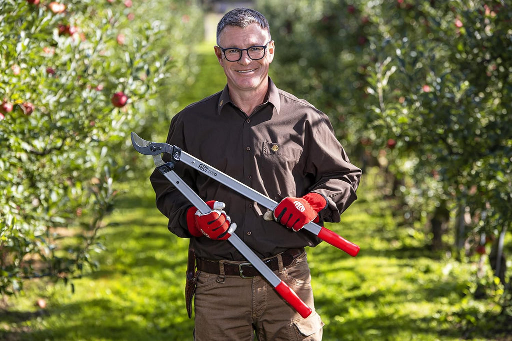 FELCO F221-70 Swiss Made Loppers for Gardening – 28" Lightweight Precision Loppers for Tree Trimming | Tree Branch Cutters | Tree Trimmer Tool with Curved Bypass Blade | I-Beam Handles | Orchard Reach