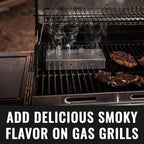 Stainless Steel Wood Chip Smoker Box for Gas & Charcoal Grills | XL Size | BBQ Smoker Accessory | Grilling Gift | Uses Wood Chips or Pellets
