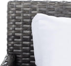 Safavieh Outdoor Collection Cadeo Grey Brown/White Cushion Daybed PAT7500C