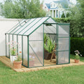 6x10 ft greenhouse, walk-in polycarbonate greenhouses with sliding, main product view