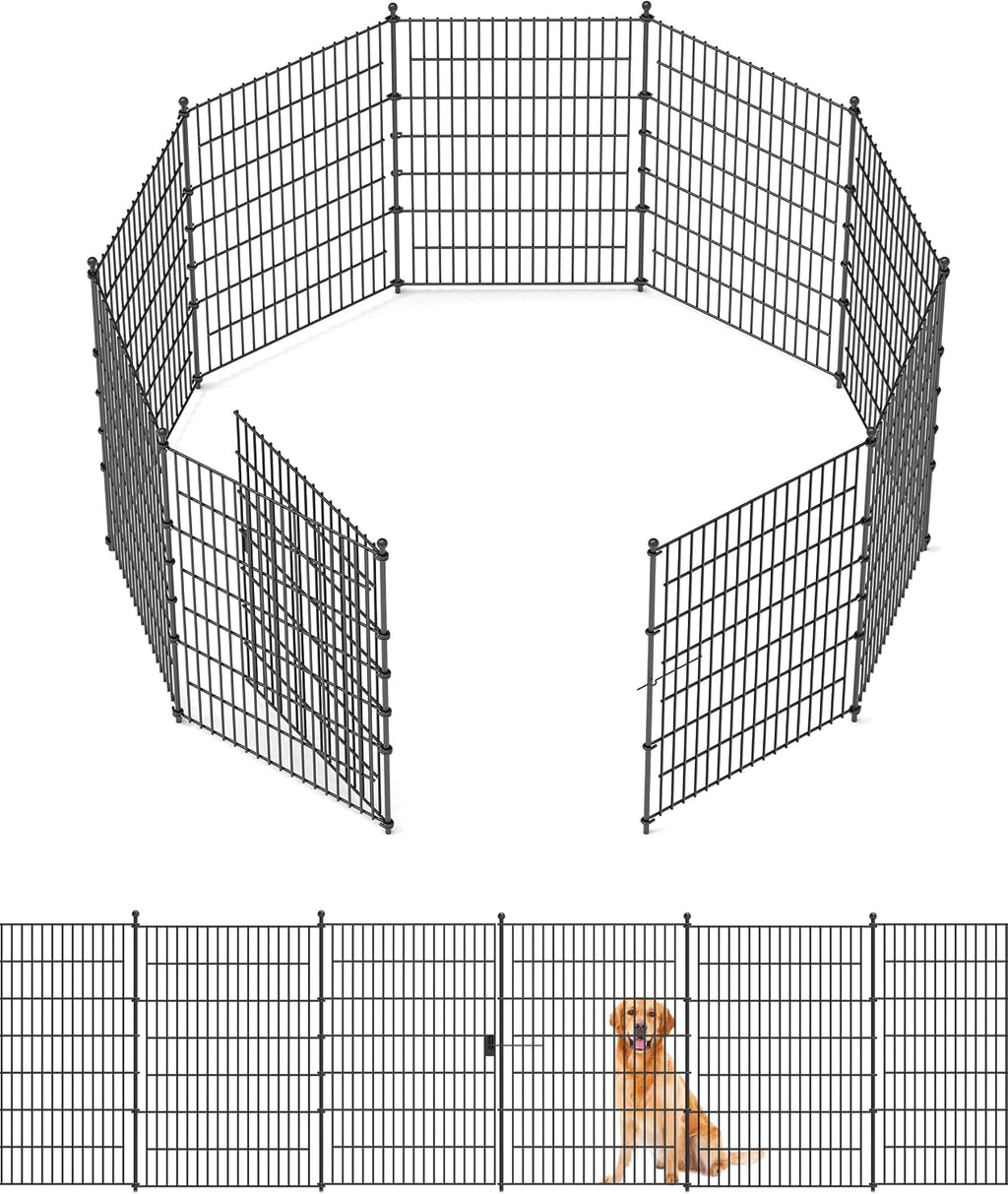 garden fence animal barrier with gate 40in(h) x23ft(l), main product view