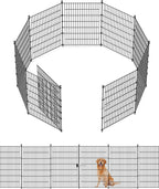 garden fence animal barrier with gate 40in(h) x23ft(l), main product view