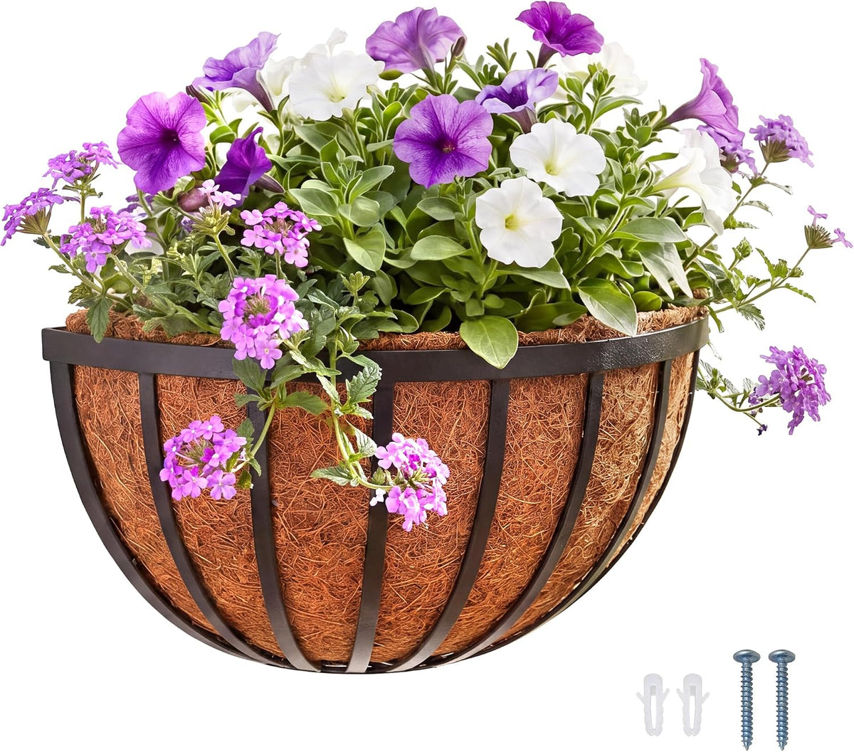 arcadia garden products 1527 half round circle wall, main product view