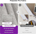 PURPLE LEAF Patio Umbrella 10' X 10' Rectangle Cantilever Umbrella Large Aluminum Outdoor Umbrellas with 360-degree Rotation & UPF40+ Premium Fabric for Deck Pool Garden Yard, Pebble Grey