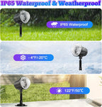 Halloween Projector Lights Outdoor,RGBW Ocean Wave Light Projector with Remote&Timer,IP65 Waterproof Outdoor Projector for Christmas Yard, House Parties, Bedroom Ceiling Decor (Holiday Gift Idea)