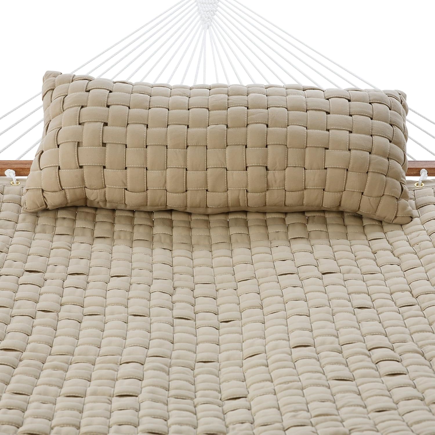 Hatteras Hammocks B-Weave-AB Soft Weave Hammock Pillow, Antique Beige