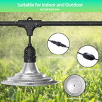 outdoor led grow light, waterproof string plant growing, side view