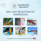Madrona Brands Easter Collage Windsock | Durable Outdoor Hanging Wind Decor | Yard, Patio, Porch | 48 Inch