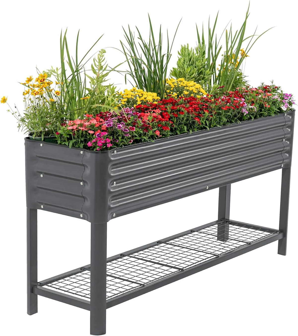 vego garden elevated raised garden bed, 1.5' x, main product view