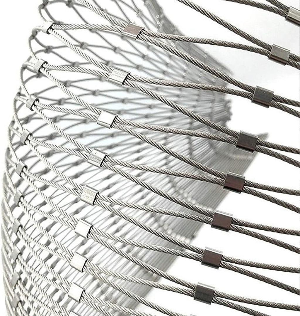 3.3x6.6ft stainless steel wire rope cable mesh netting, main product view