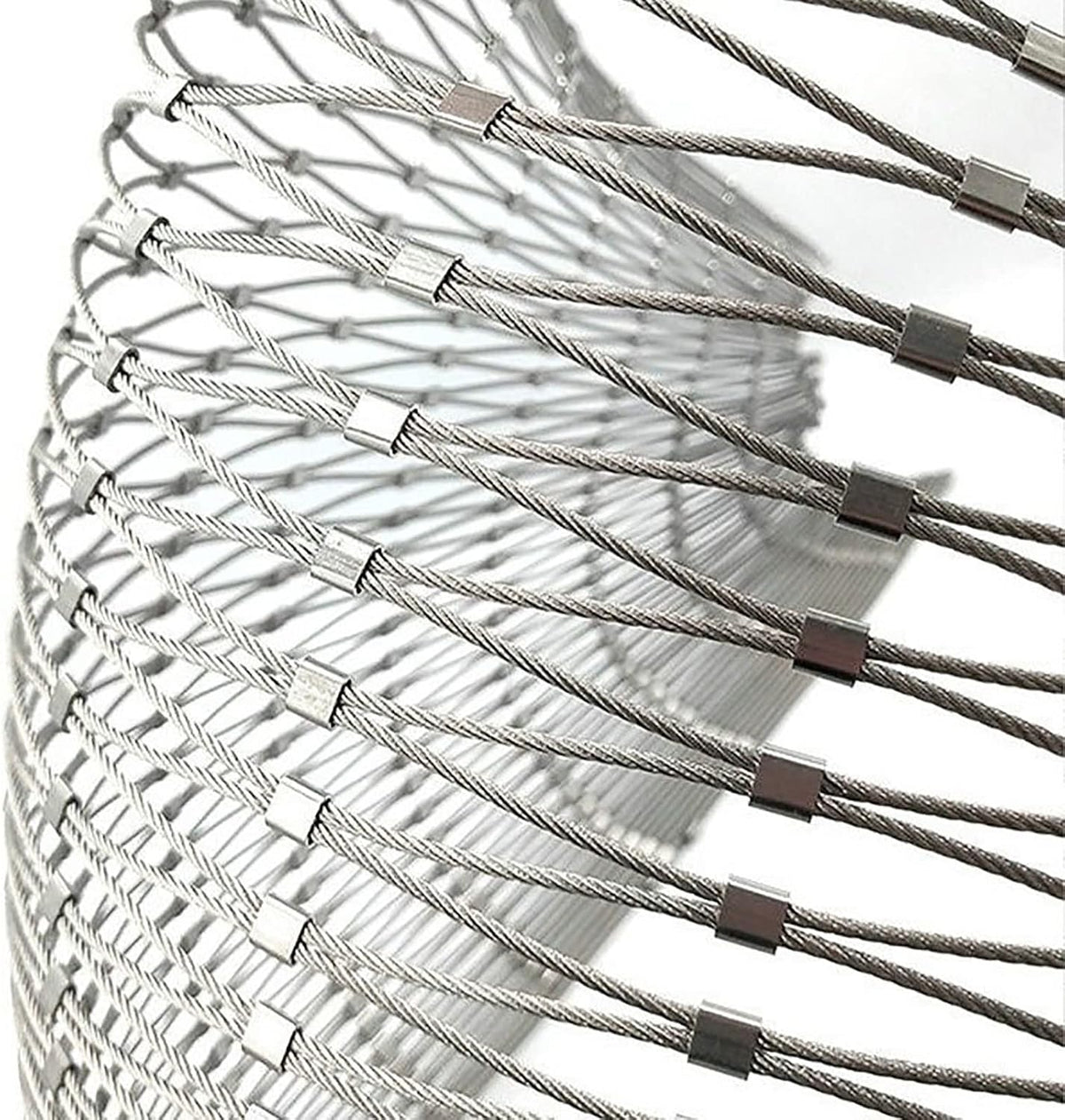 3.3x6.6ft stainless steel wire rope cable mesh netting, main product view