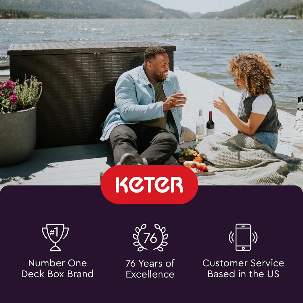 keter java 230 gal outdoor storage box for, view 11