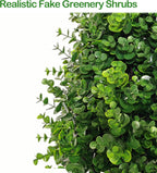 thkful 2 pack artificial boxwood topiary trees with, package contents
