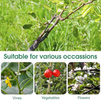 150 Pcs Plant Clips for Climbing Plants, Tomato Clips for Support, Plastic Garden Clips for Plants Grape Vine Vegetables Make Plant Grow Upright