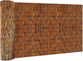 koiueyw bamboo reed fencing, light russet bamboo screens, main product view