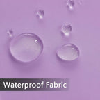 SpaceDresser Waterproof Outdoor Sheer Curtains for Patio - 2 Panels Rod Pocket Indoor Voile Sheer Curtain for Living Room,52W x 120L inch,Lavender