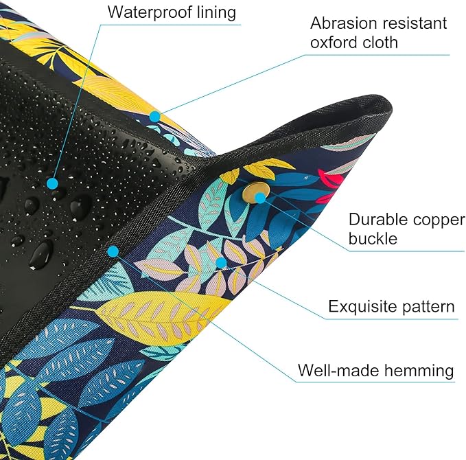 Repotting Mat for Plant Transplanting and Mess Control 29.5"x 29.5" Oxford Fabric Waterproof Potting Foldable Indoor Portable Gardening Tray Unique Gifts Lovers