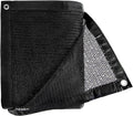 cliselda 6x50ft black shade cloth w/grommets for garden, main product view
