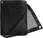 cliselda 6x50ft black shade cloth w/grommets for garden, main product view