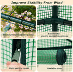 purlyu mini greenhouse for indoor outdoor, small plastic, close-up detail