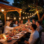RTTY Classic Series Outdoor String Lights 50 FT Globe LED Patio Lights with G40 Plastic Bulbs,Waterproof Shatterproof Dimmable Connectable Hanging for Backyard Porch Balcony Party Cafe Deck Decor