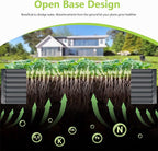 6x3x2FT Galvanized Raised Garden Bed,Galvanized Planter Boxes Outdoor, Large Metal Raised Garden Beds for Vegetables-Grey