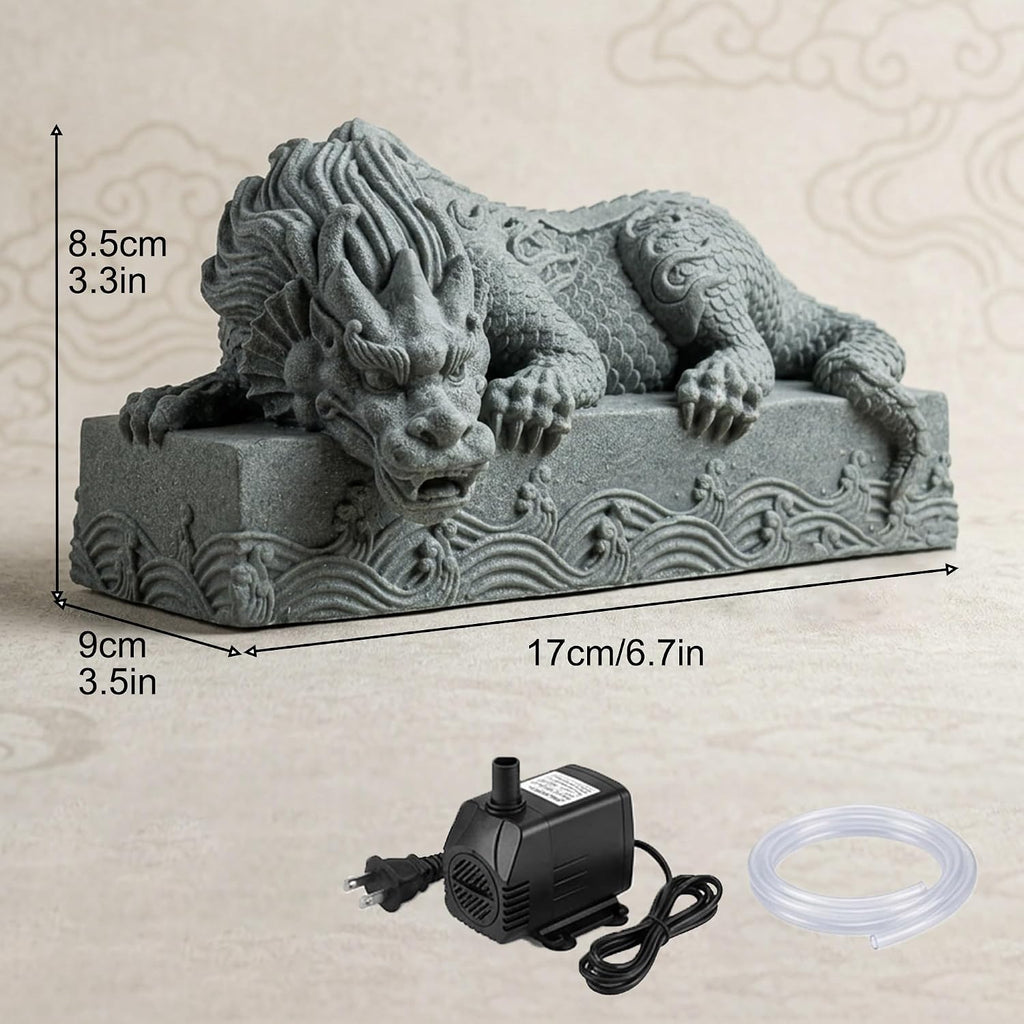 Outdoor Pond Spitters for Small Ponds, Garden Fountain Statue with Water Pump, Animal Water Feature for Koi Ponds Yard Landscape Decor