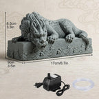 Outdoor Pond Spitters for Small Ponds, Garden Fountain Statue with Water Pump, Animal Water Feature for Koi Ponds Yard Landscape Decor