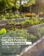 Hardware Cloth 1/4 inch Mesh 48" x 100' 23-Gauge | Hot-dip Galvanized After Welding, Ideal for Chicken Wire Fencing, Gopher Barriers, Garden Fence, Snake Fencing
