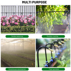 thiswing 360° adjustable drip irrigation system with 22, front angle view