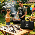 BBQ Grill Accessories Set for Ourdoor,Grilling Set for Men | Barbecue Tool Sets,BBQ Gifts for Men,31PCS Grilling Gifts for Men,Grilling Accessories with Apron for Dad