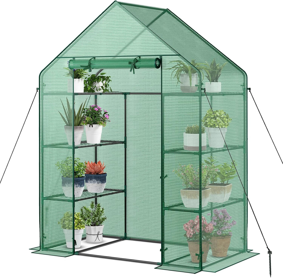 happygrill greenhouses for outdoors,potable greenhouse with pe cover, main product view