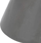 Safavieh Outdoor Collection Athena Modern Concrete Dark Grey Round 17.7-inch Accent Table