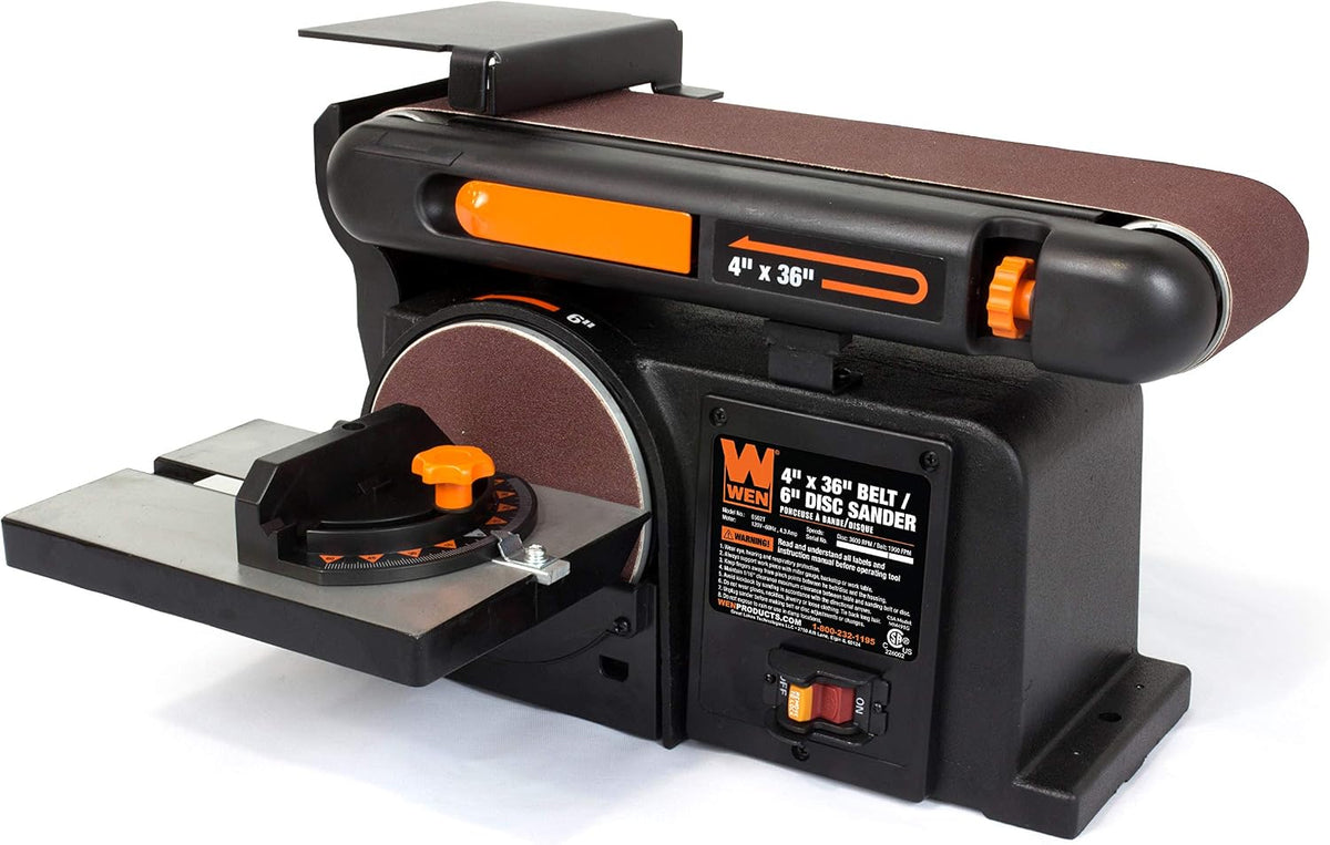 wen benchtop belt and disc sander with 4, main product view