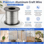 therwen 200ft 16 gauge stainless steel wire for, close-up detail