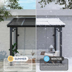 10x8 ft lean to gazebo pergola, outdoor wall on a desk or shelf